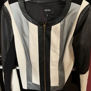 Xoxo faux leather small womens juniors jacket
